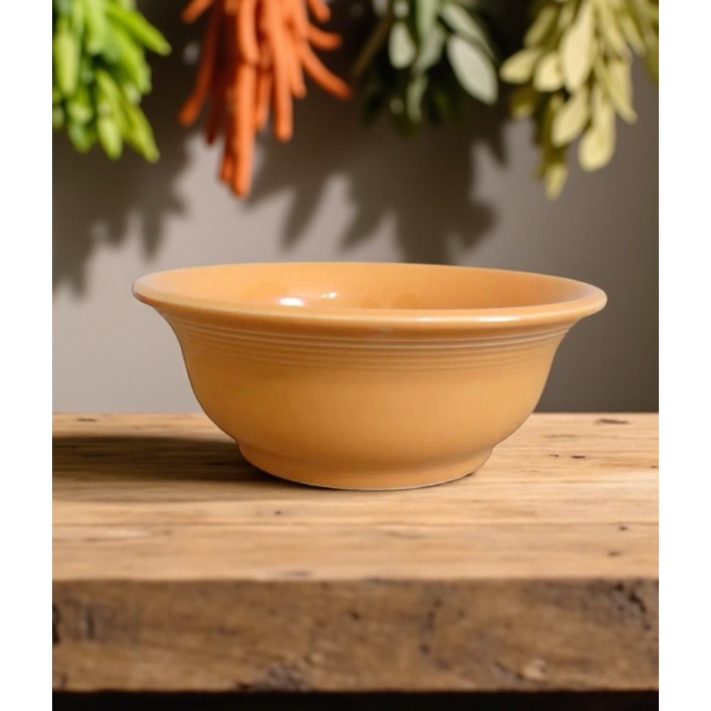 Fiestaware Orange Classic Serving Bowl Fiesta Homer Laughlin USA 3.75" x 9"